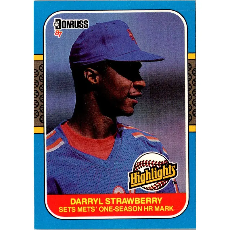 1987 Donruss Highlights Darryl Strawberry #42