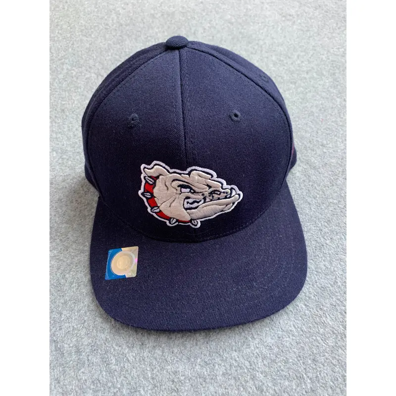 Navy Blue Gonzaga Bulldogs Logo Flatbill Hat