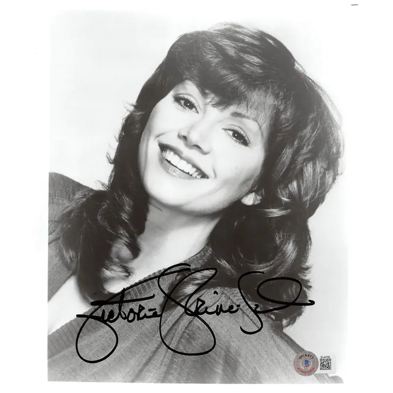 Victoria Principal Dallas Authentic Signed 8x10 Photo Autographed BAS #BL44766