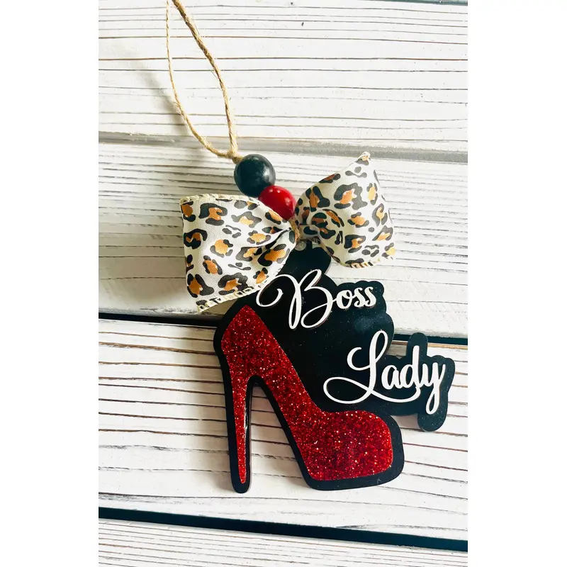 Boss Lady Bag Tag/Car Charm