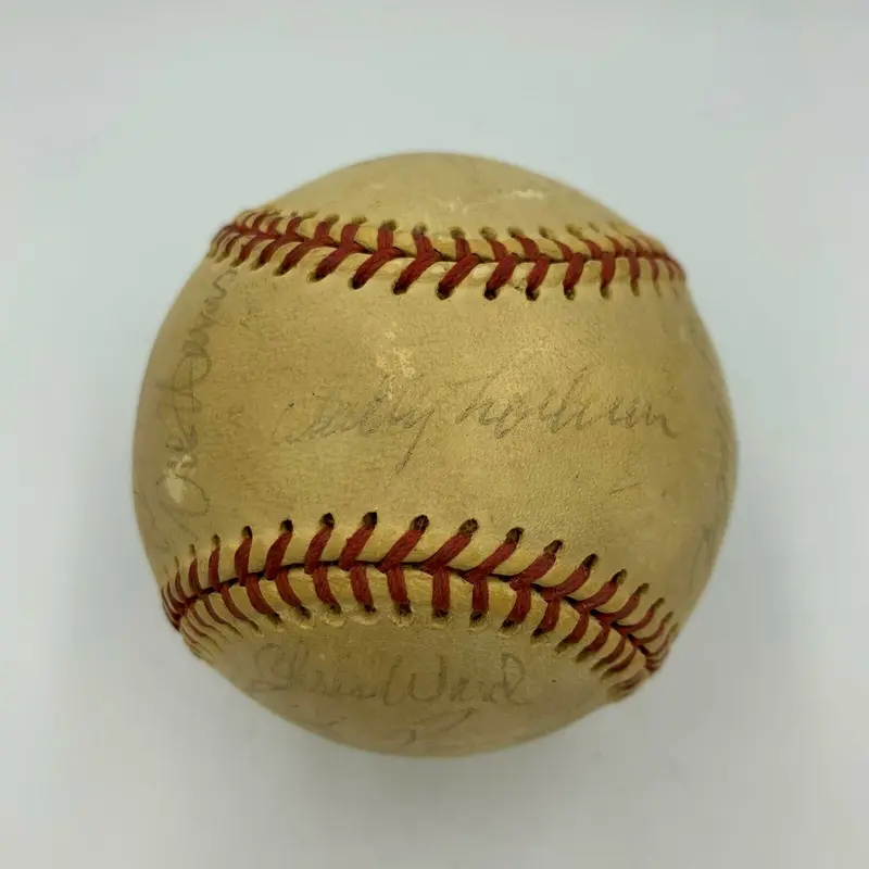 1972 Chicago Cubs Team Signed Autographed Baseball