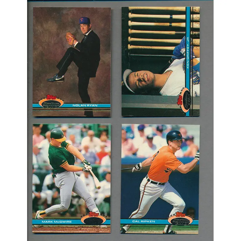 1991 Topps Stadium Club Baseball Complete Set (600)  NM/MT MT