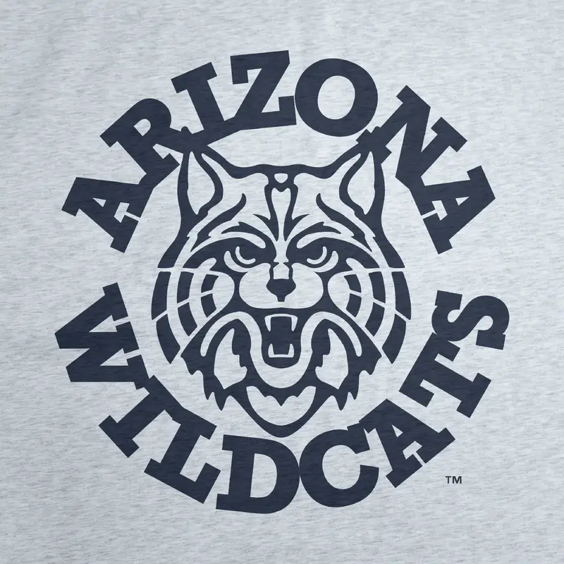 Arizona Vintage Athletic Gray Sublimated Sweatshirt Blanket