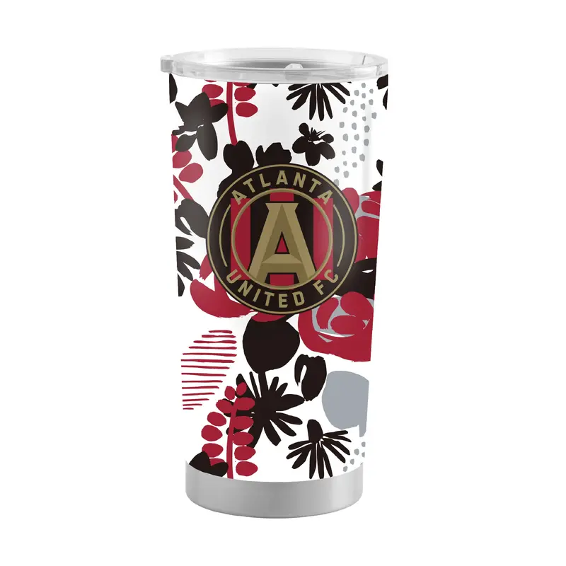 Atlanta United 20oz Floral Stainless Steel Tumbler
