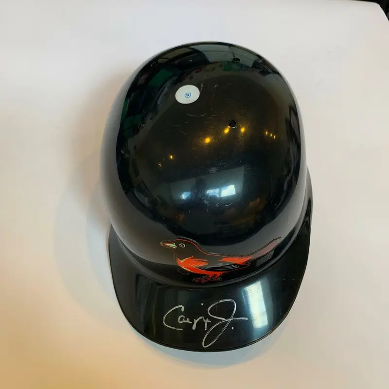 Cal Ripken Jr. Signed Authentic Baltimore Orioles Game Model Helmet MLB Hologram