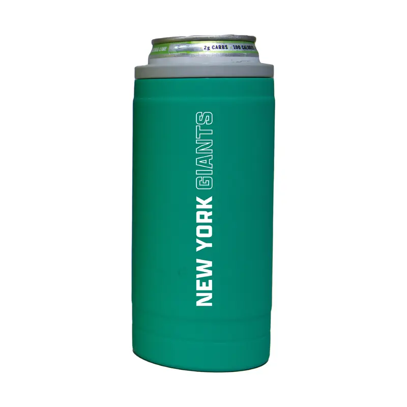 New York Giants 12oz Optic Stacked Soft Touch Slim Coolie