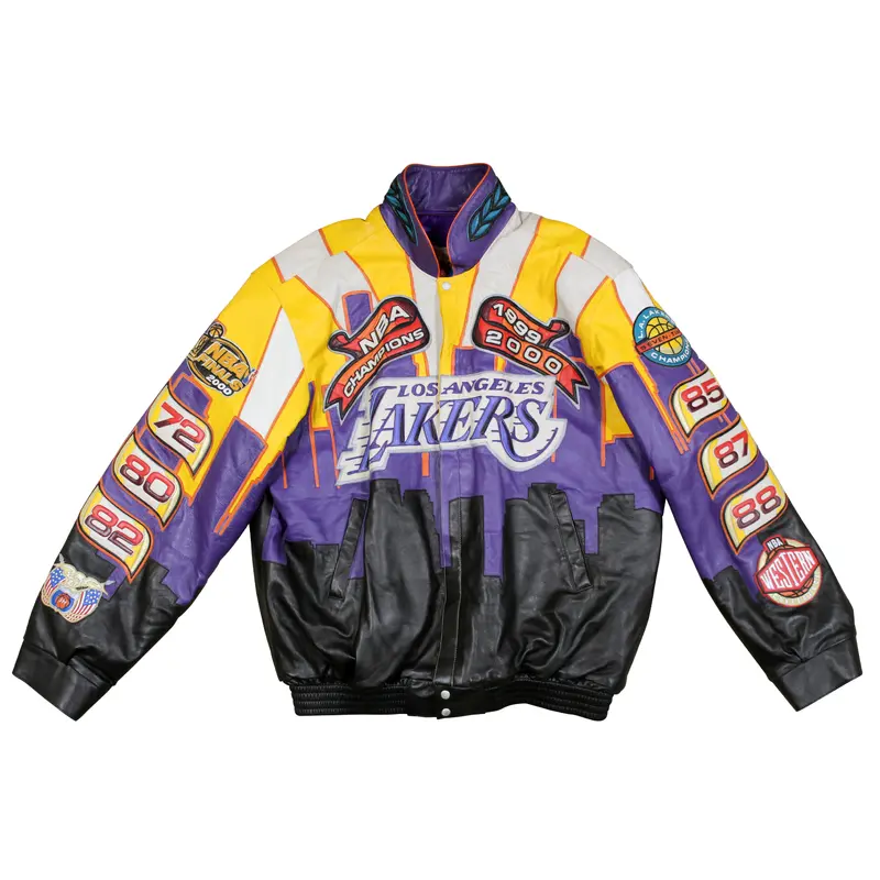 Shaquille O'Neal 2000 Finals Worn Jeff Hamilton LE Commemorative Leather Jacket
