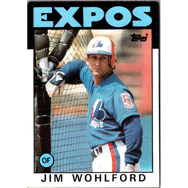 1986 Topps Jim Wohlford #344