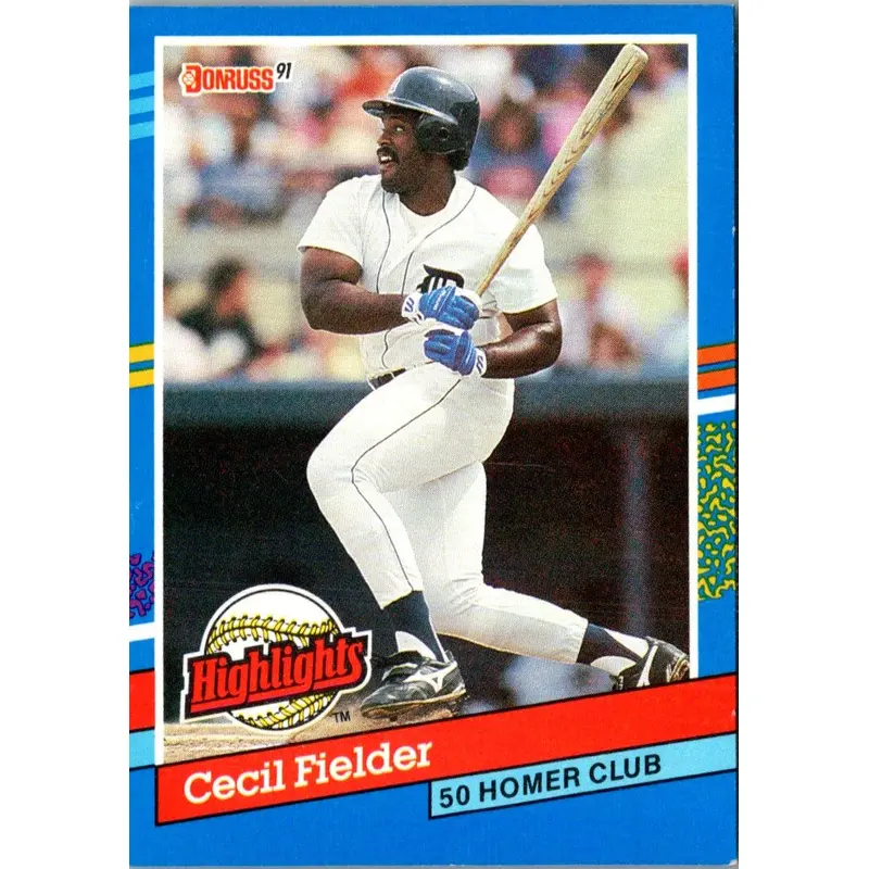 1991 Donruss Bonus Cards Cecil Fielder #BC-5