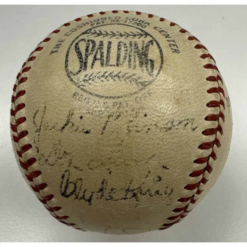 Jackie Robinson Rookie Era 1948 Brooklyn Dodgers Team Signed Baseball JSA COA