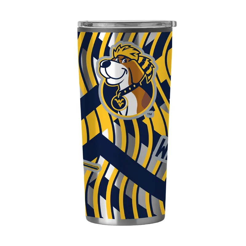West Virginia 20oz Flex Plastic Wall Stainless Tumbler