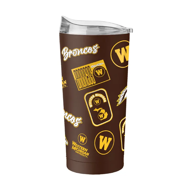 Western Michigan 20oz Dreamweave Powder Coat Tumbler