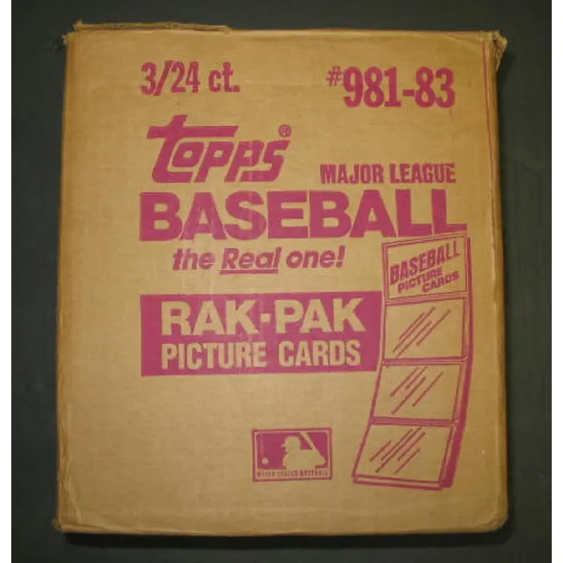 1983 Topps Baseball Unopened Rack Case (3 Box)