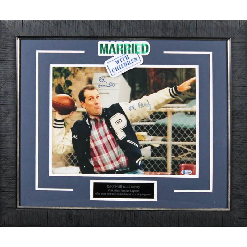 Ed O'Neill Married With Children Al Bundy Signed 11x14 Framed Photo BAS #V26680