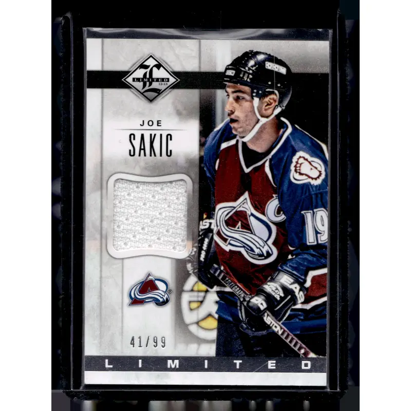 2012-13 Panini Limited - Limited Jerseys Joe Sakic #LJ-SA /99