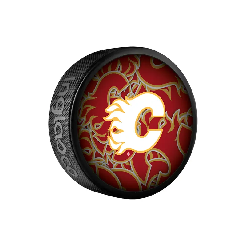 NHL Calgary Flames Clone Souvenir Collector Hockey Puck