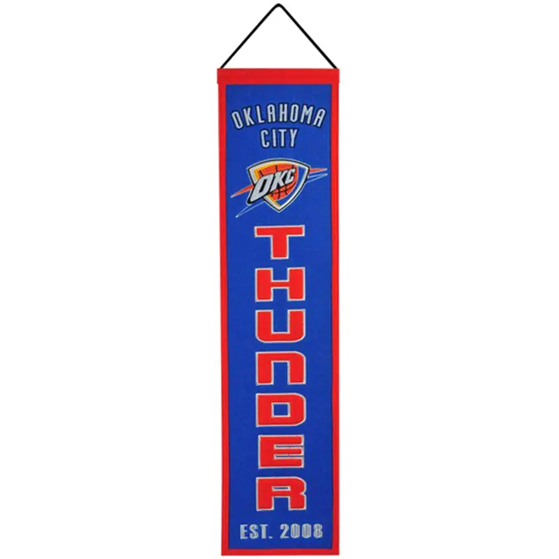 Oklahoma City Thunder Vertical Banner