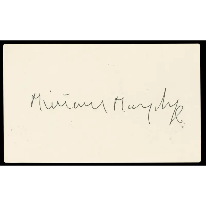 Miriam Margolyes Romeo + Juliet Authentic Signed 3x5 Index Card BAS #BN89399