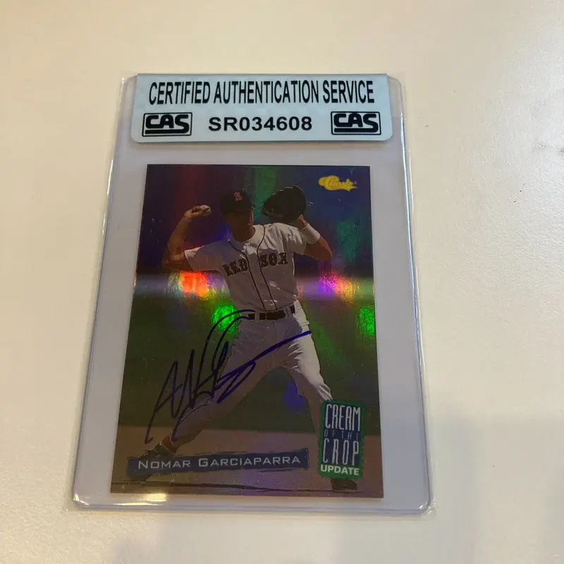 1995 Classic Cream Of The Crop Nomar Garciaparra Signed RC CAS Certified Auto