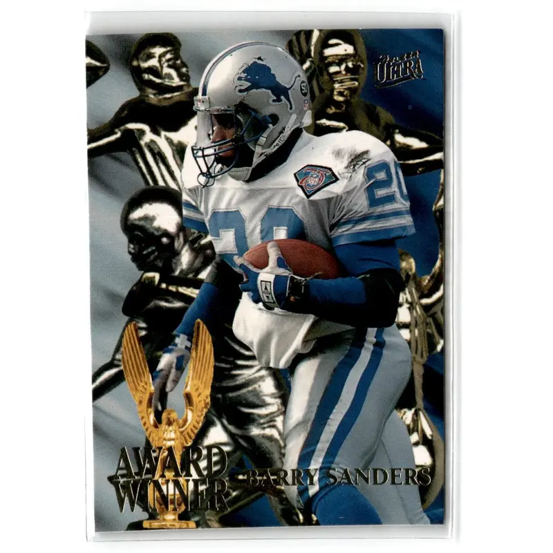 1995 Pinnacle Black 'N Blue Barry Sanders #5