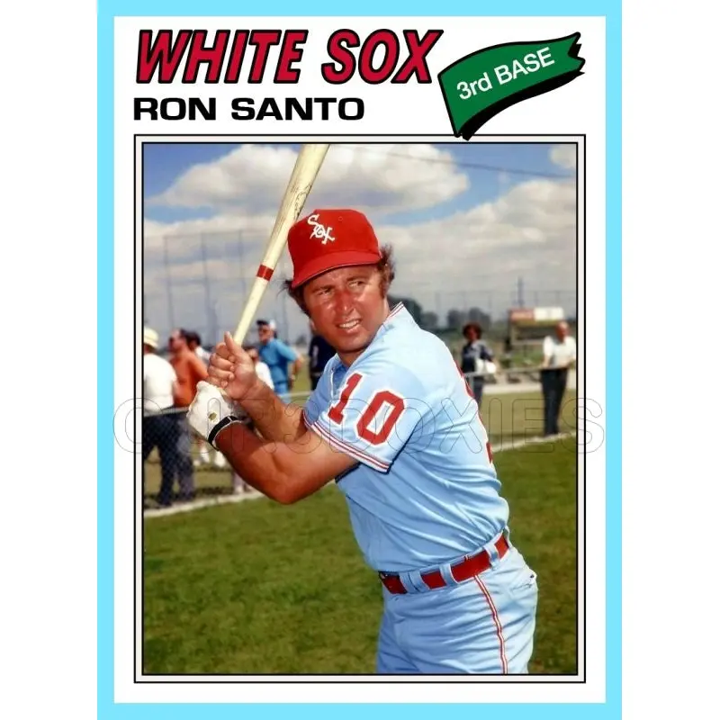 Ron Santo 1977 Topps Custom Card - 4887