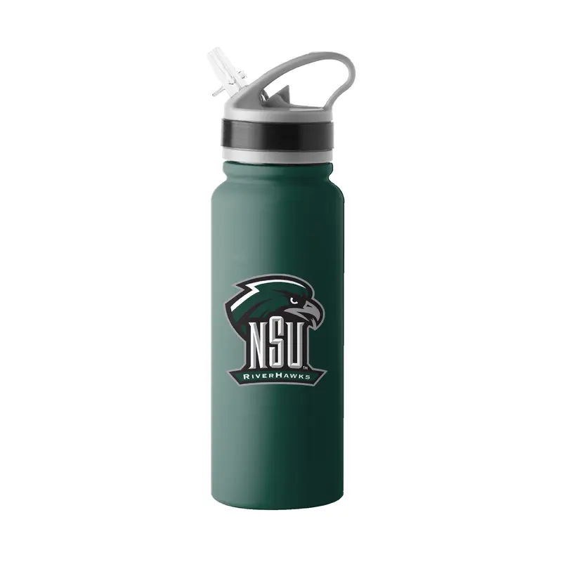 Northeastern State 25oz Logo Stainless Single Wall Flip Top Bottle