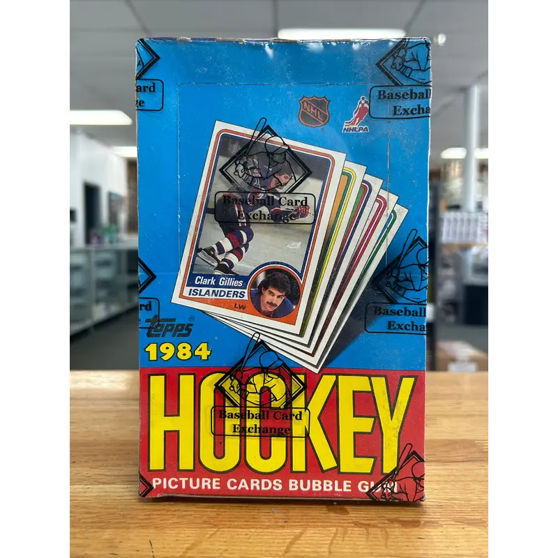 1984-85 Topps Hockey BBCE Wrapped Wax Box