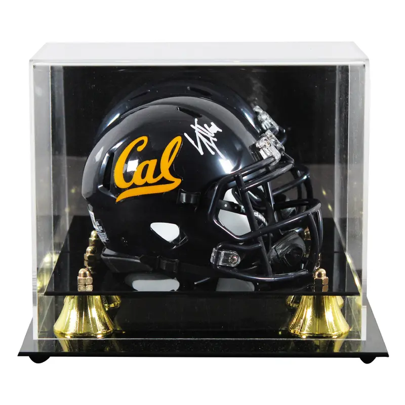 California Cameron Jordan Signed Speed Mini Helmet W/ Case BAS Witnessed