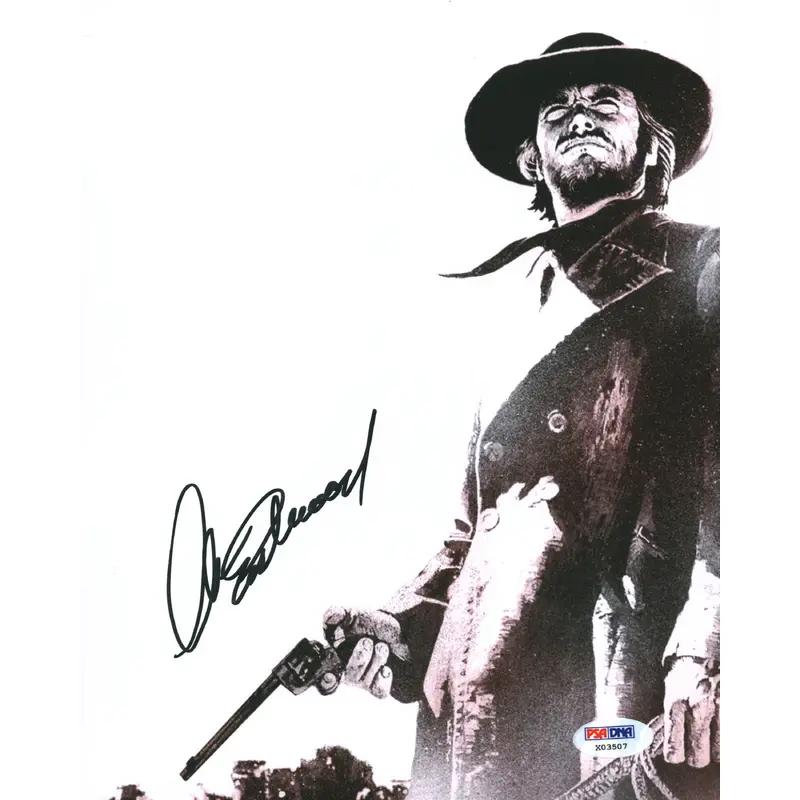 Clint Eastwood Good, the Bad & the Ugly Signed 8x10 Photo Auto 10! PSA #X03507