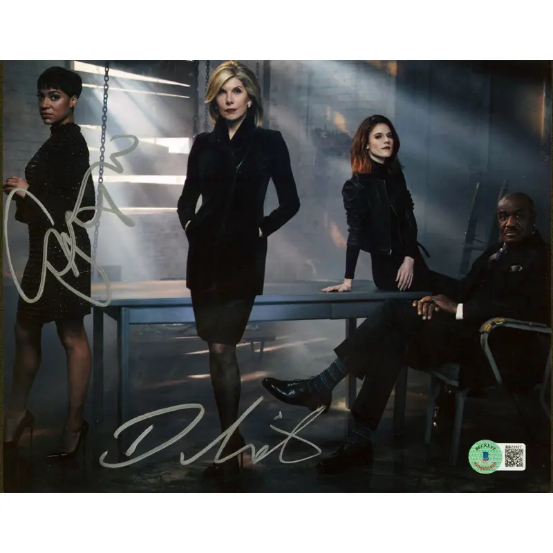 Cush Jumbo & Delroy Lindo The Good Fight Signed 8x10 Photo BAS #BB22927