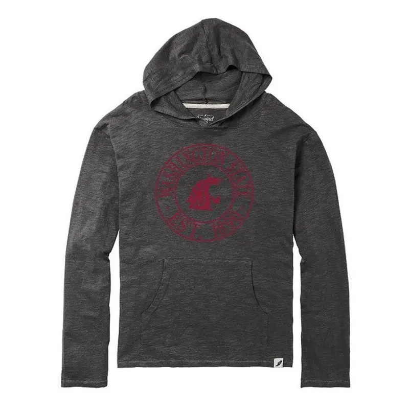 Men's Charcoal Grey Washington State EST. 1890 Hooded tee