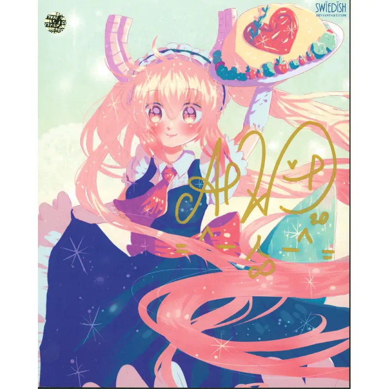 Sarah Wiedenheft Miss Kobayashi's Dragon Maid Signed 8x10 Photo Wizard World