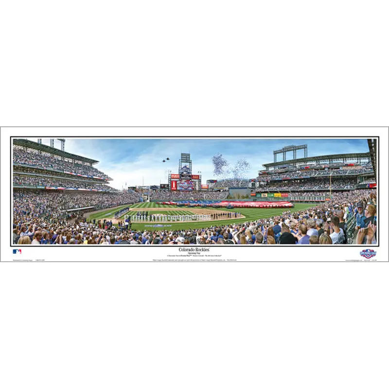 Colorado Rockies "Opening Day" Coors Field Panoramic Poster Print - Everlasting Images
