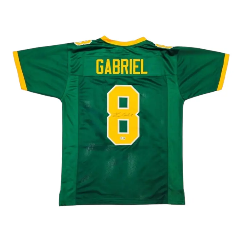 Dillon Gabriel Autographed Oregon Ducks (Green #8) Custom Jersey - Beckett