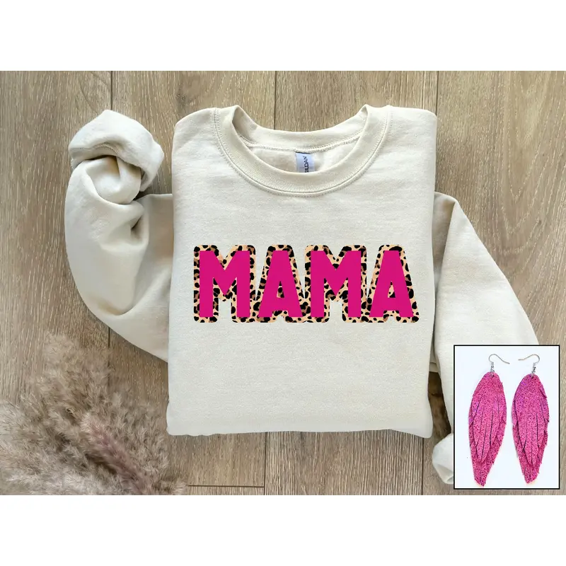 Mama- Pink Leopard