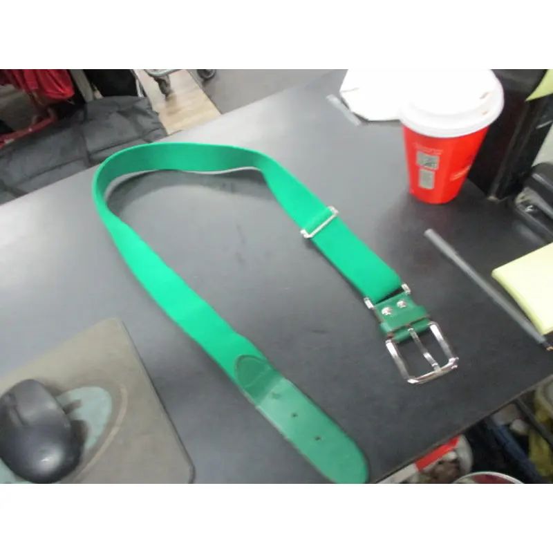 Used Adult Green Baseball Belt