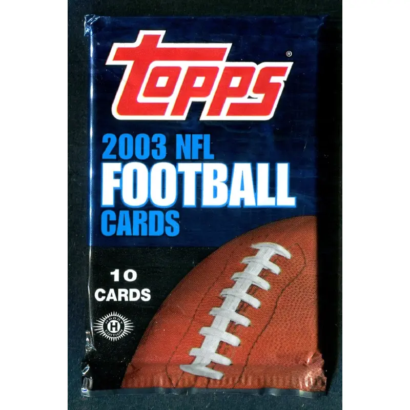 2003 Topps Football Unopened Pack (Hobby) (10)