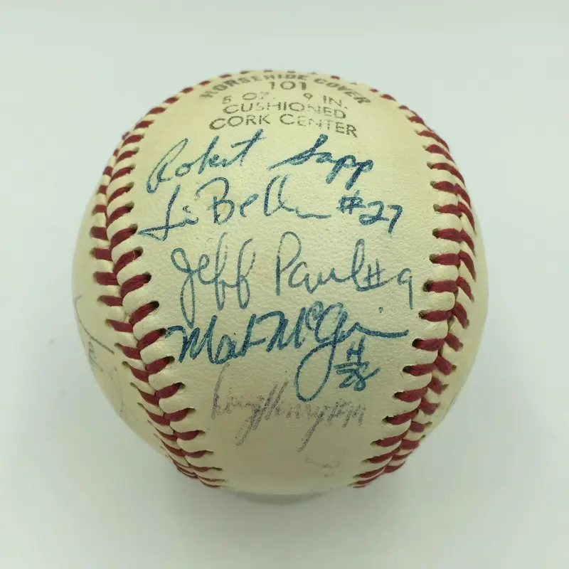 Earliest Known Mark Mcgwire 1983 College National Team Signed Baseball JSA COA