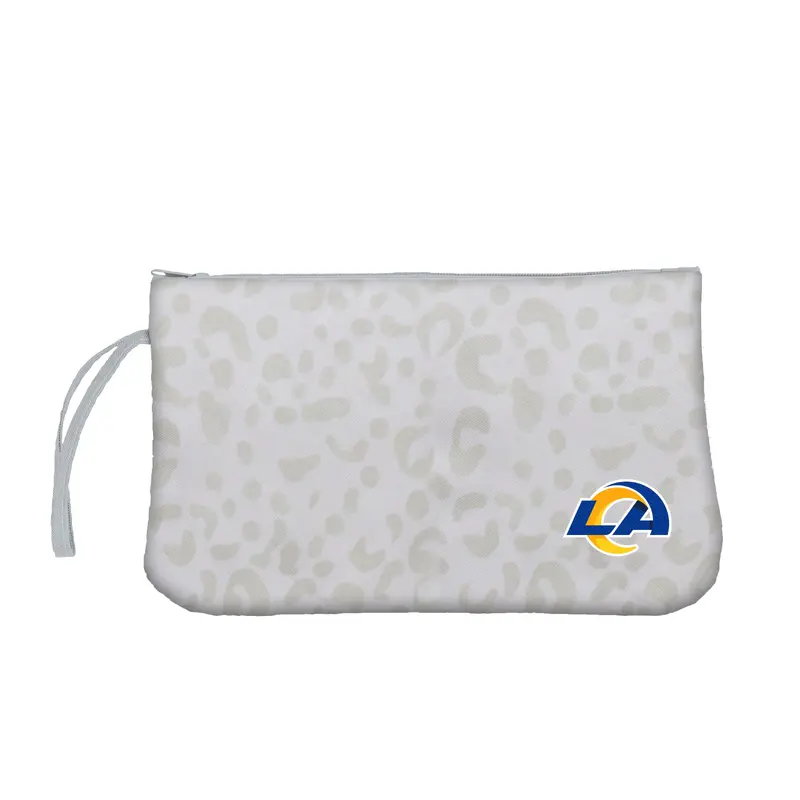 LA Rams Leopard Print Wristlet