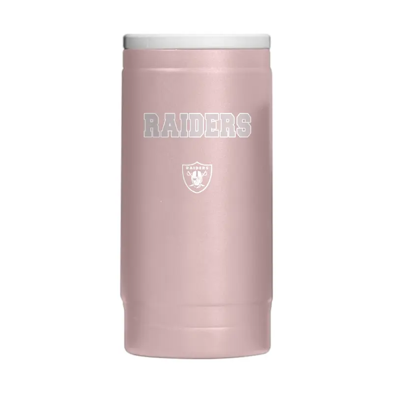 Las Vegas Raiders  Stencil Powder Coat Slim Can Coolie