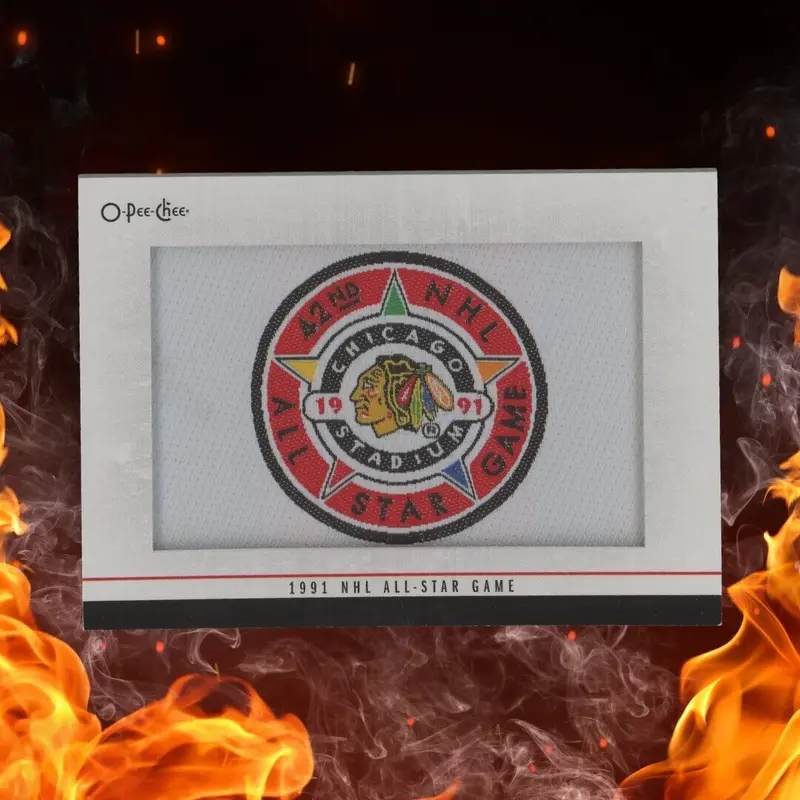 2013-14 O-Pee-Chee CHICAGO BLACKHAWKS 1991 All-Star Game Patch #103 SP