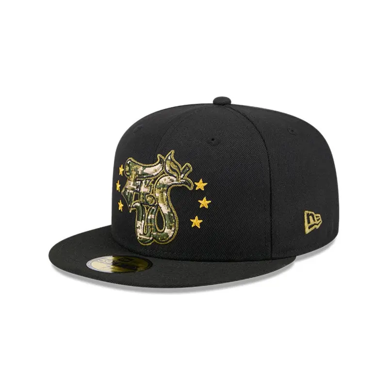 Fort Wayne TinCaps 2024 Armed Forces Specialty 59FIFTY Black Cap