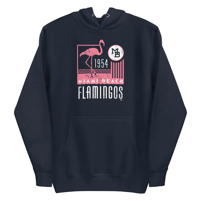 MiLB Hometown Collection Miami Beach Flamingos Unisex Premium Hoodie