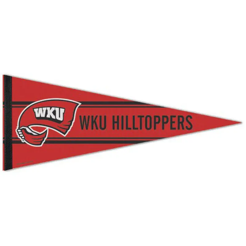 Western Kentucky Hilltoppers NCAA Sports Team Logo Premium Felt Pennant - Wincraft Inc.
