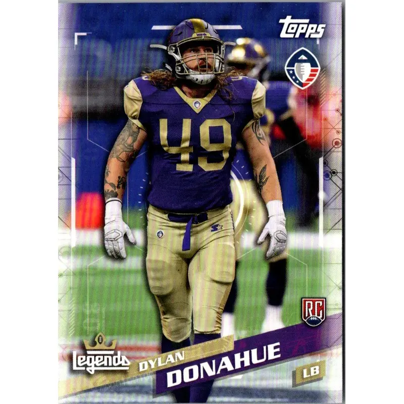 2019 Topps AAF Dylan Donahue #124 Rookie