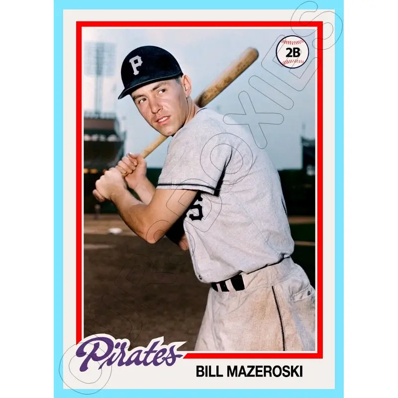 Bill Mazeroski 1978 Topps Custom Card - 4900