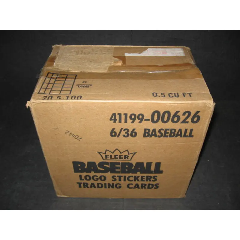 1987 Fleer Baseball Unopened Wax Case (6 Box) (Authenticate)