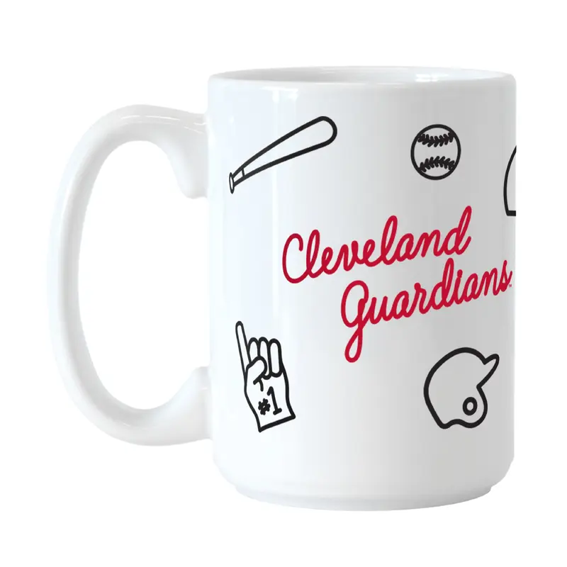 Cleveland Guardians 15oz Playmaker Sublimated Mug