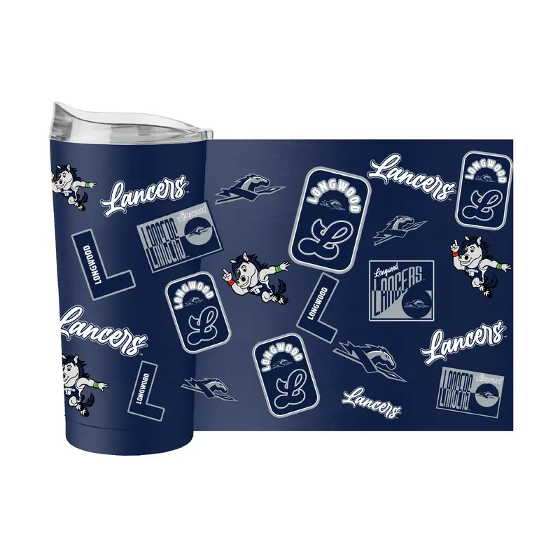 Longwood Univ 20oz Dreamweave Powder Coat Tumbler