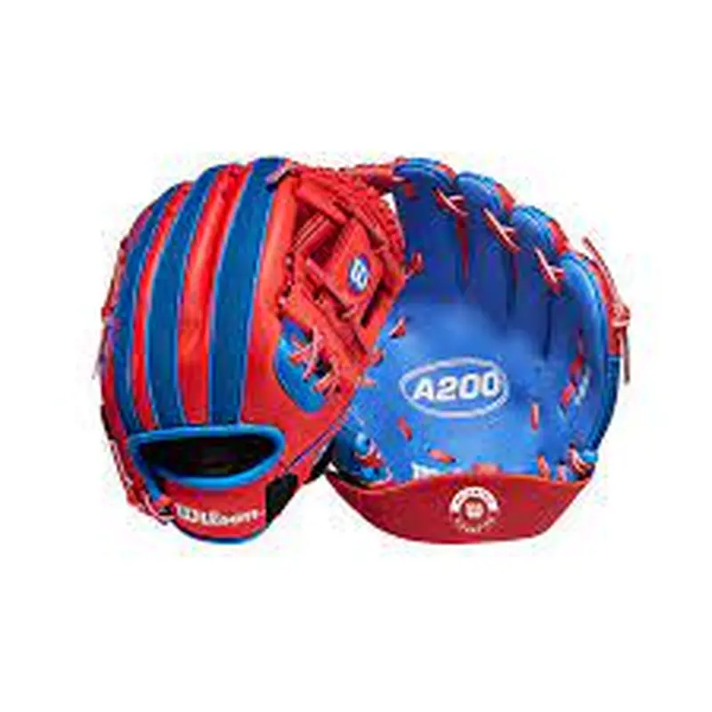 New Wilson A200 E-Z Catch 10" Glove - LHT- Red/Blue/Yellow
